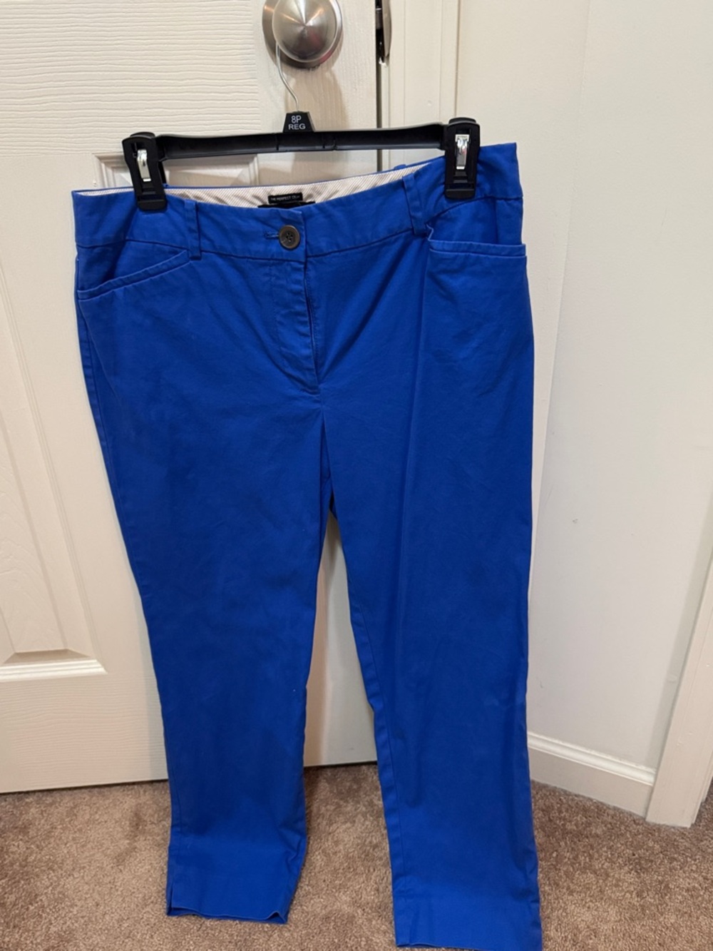 Talbots Royal Blue Ankle Cropped Pants